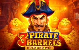 3 Pirate Barrels Hold and Win - Playson